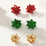 Christmas Bow Earrings