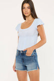 KanCan High Rise Dark Denim Shorts - KC9212D