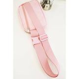Solid Color Crossbody Fanny Pack Belt Bag: LIGHT PINK