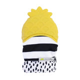 Itzy Mitt™ Silicone Teething Mitts: Bunny