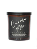 Cucumber Melon Soy Wax Candles - 10oz Candle With Lid