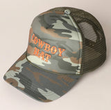 "Cowboy Hat" Trucker Hat - Camo