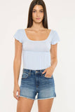 KanCan High Rise Dark Denim Shorts - KC9212D