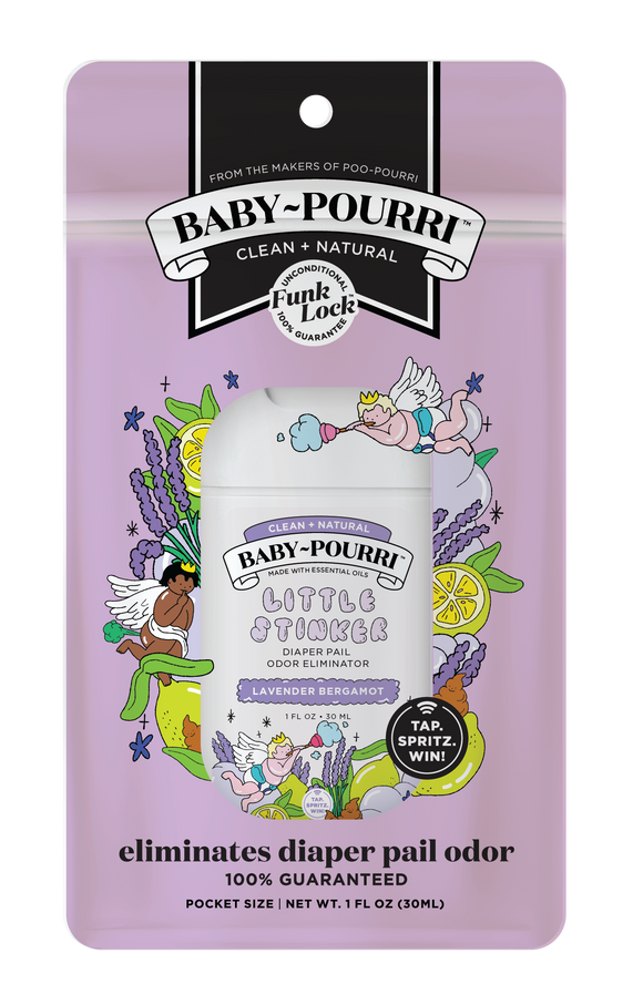 Baby~Pourri Little Stinker Diaper Pail Pocket Spray in Pouch