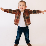 YOUTH Lightweight Rust Flannel