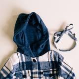 BABY Navy Plaid Flannel