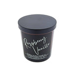 Raspberry Vanilla Soy Wax Candles - 10oz Candle With Lid