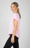 Women's Super Soft Short Sleeve T shirt 2 PACK: Pink/White