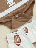 Baby Girl Football Outfit 3pc Set
