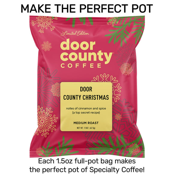 Door County Christmas Holiday Flavored Coffee, 1.5oz
