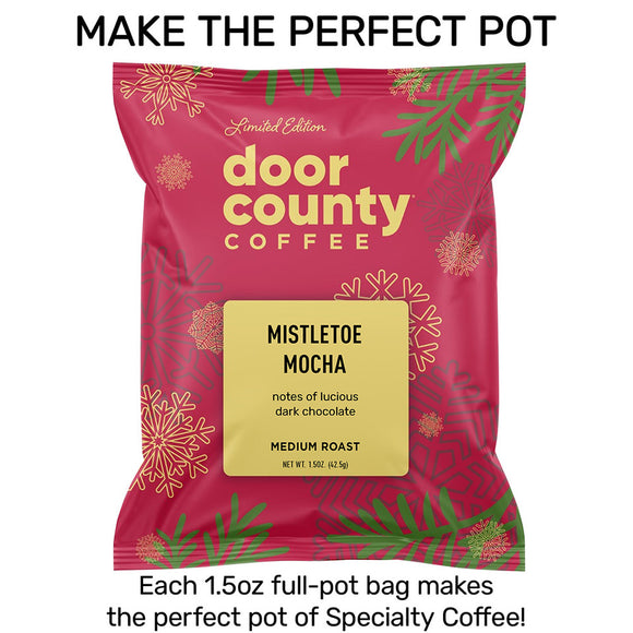 Mistletoe Mocha Holiday Flavored Coffee, 1.5oz