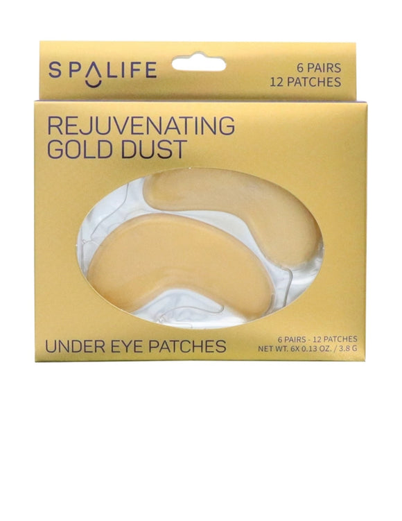 Gold Dust Under Eye Patches - 6 Pack