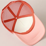 Hold Your Horses Trucker Hat - Pink