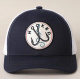 "Hooked" Baseball Cap - Navy