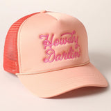 Howdy Darlin' Trucker Hat - Pink