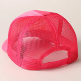 Howdy Summer Trucker Hat - Pink