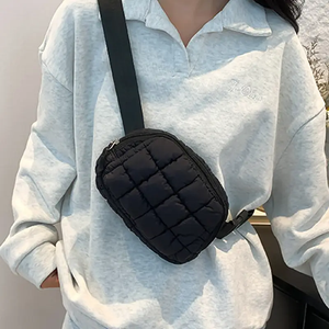 Puffer Crossbody - Black