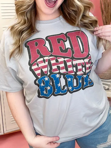 "Red, White & Blue" Graphic Tee