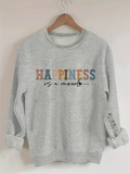 "Happiness & Positivity" Crewneck Sweatshirt