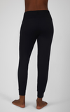 Yogalicious Lux Side Zip Pocket Jogger Pants - Black