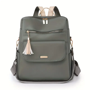 Oxford Nylon Backpack - Grey