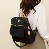 Oxford Nylon Backpack - Black