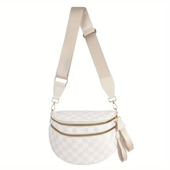 Adjustable Crossbody - Beige
