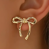 Bow Knot Stud Earrings