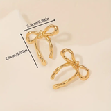 Bow Knot Stud Earrings