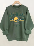 "Green Bay Football" Crewneck Sweatshirt