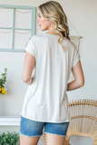 Stars & Stripes Colorblock Top