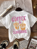 "Iced Coffee & Sunshine" Graphic Tee