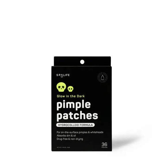 Glow in the Dark Skull Pimple Patches