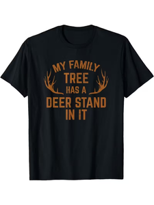 "Family Tree Deer Stand" Graphic Tee