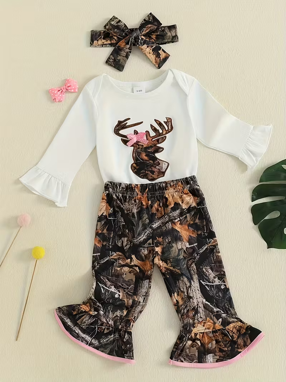 Baby Girl 3 PC Hunting Outfit