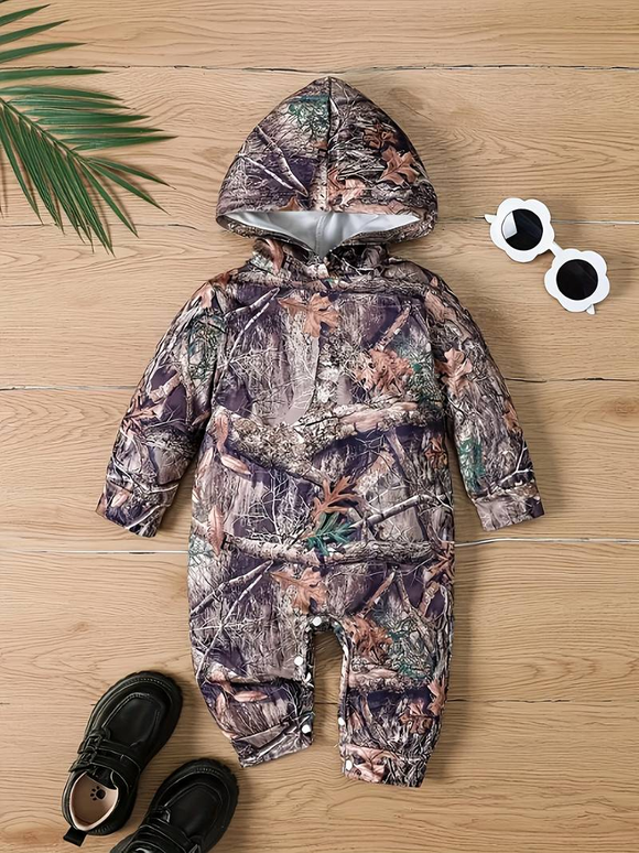 Baby Hooded Camo Onesie