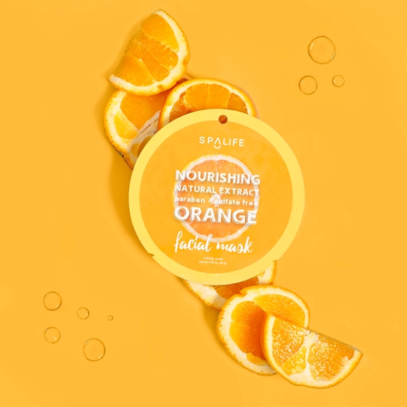 Nourishing Orange Spalife Fruit Facial Sheet Masks