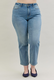 Curvy Judy Blue High Waist Straight Fit Denim