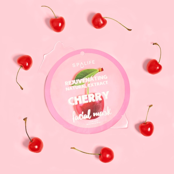 Rejuvenating Cherry Spalife Fruit Facial Sheet Masks