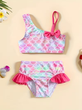 Girl's 2 Piece Mermaid Swimsuit