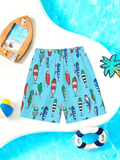 Boy's Fishing Swim Trunks