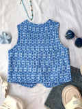 Floral Tie-Up Vest