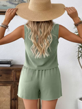 Sleeveless Summer 2 PC Tie Set