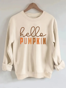 "Hello Pumpkin" Crewneck Sweatshirt