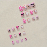 Pink Halloween Press-On Nails