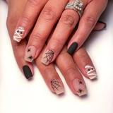 Matte Nude Halloween Press-On Nails