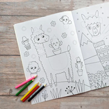 Dress Me Up Coloring & Activity - Llama