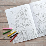 Dress Me Up Coloring & Activity - Mermaids