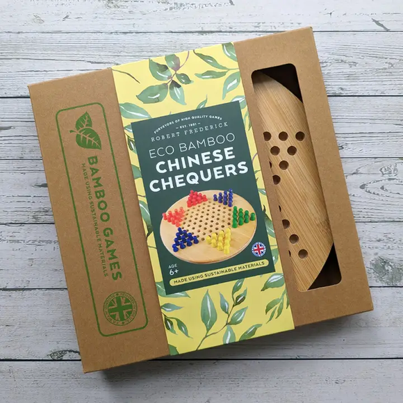 Bamboo Chinese Checkers Set