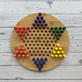 Bamboo Chinese Checkers Set